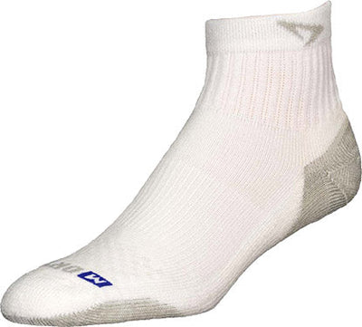 Drymax Sport - Quarter Crew Socks White/Gray