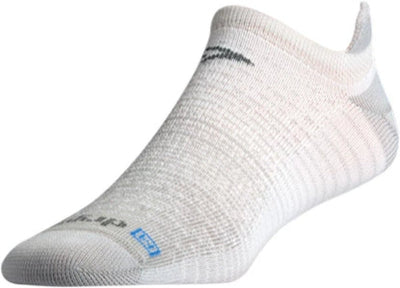 Drymax Thin Running - No Show Tab Socks Gray/White