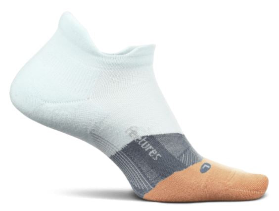 Feetures Elite Light Cushion - No Show Tab Socks Blue Glass