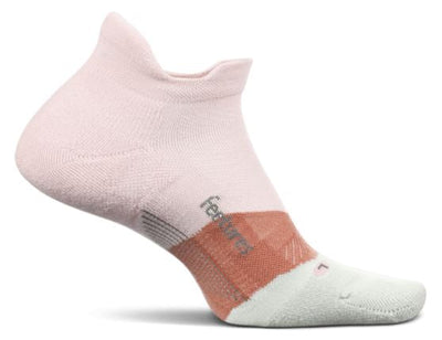 Feetures Elite Light Cushion - No Show Tab Socks Blush