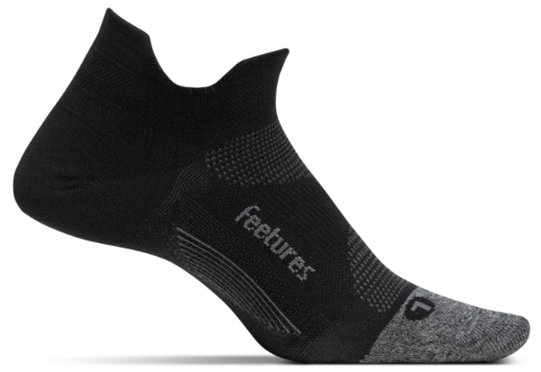 Feetures Elite Ultra Light - No Show Tab Socks Black