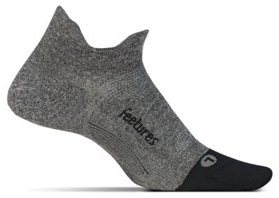 Feetures Elite Ultra Light - No Show Tab Socks Gray