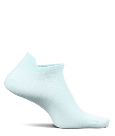 Feetures High Performance Cushion - No Show Tab Socks Blue Glass