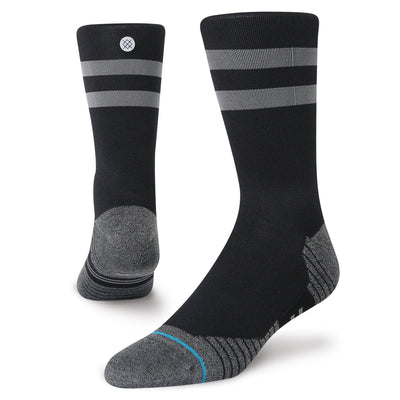 Stance Run Ultralight - Crew Socks Black