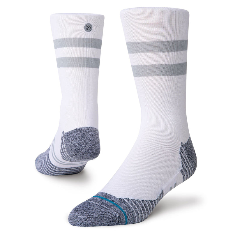 Stance Run Ultralight - Crew Socks White