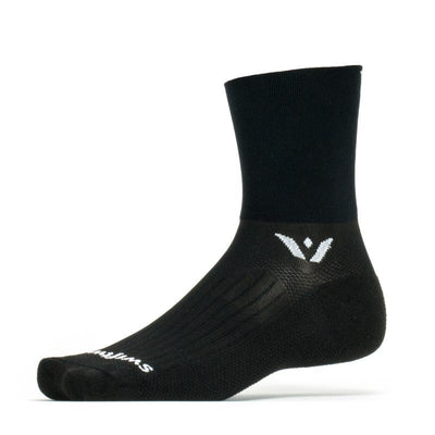 Swiftwick Aspire Four - Quarter Socks Black