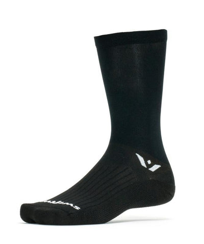 Swiftwick Aspire Seven - Crew Socks Black