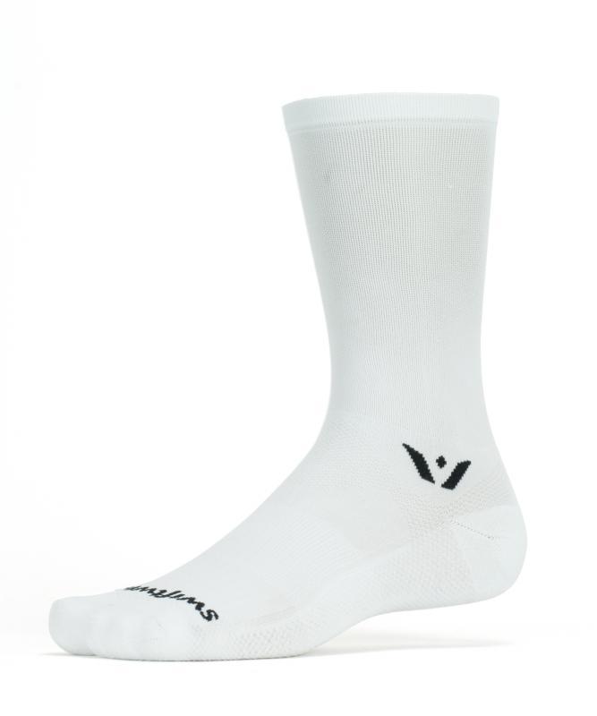 Swiftwick Aspire Seven - Crew Socks White