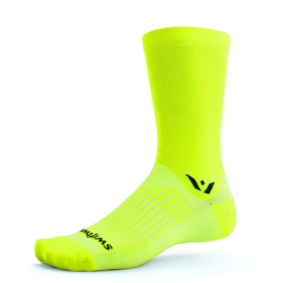 Swiftwick Aspire Seven - Crew Socks Hi-Viz Yellow