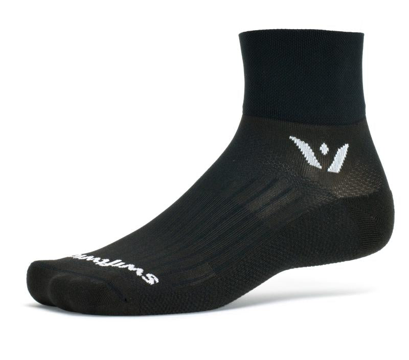 Swiftwick Aspire Two - Quarter Socks Black