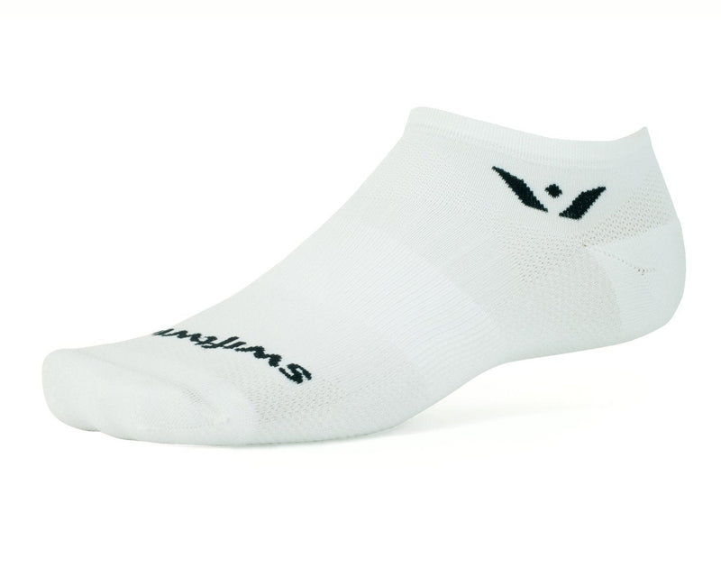 Swiftwick Aspire Zero - No Show Socks White