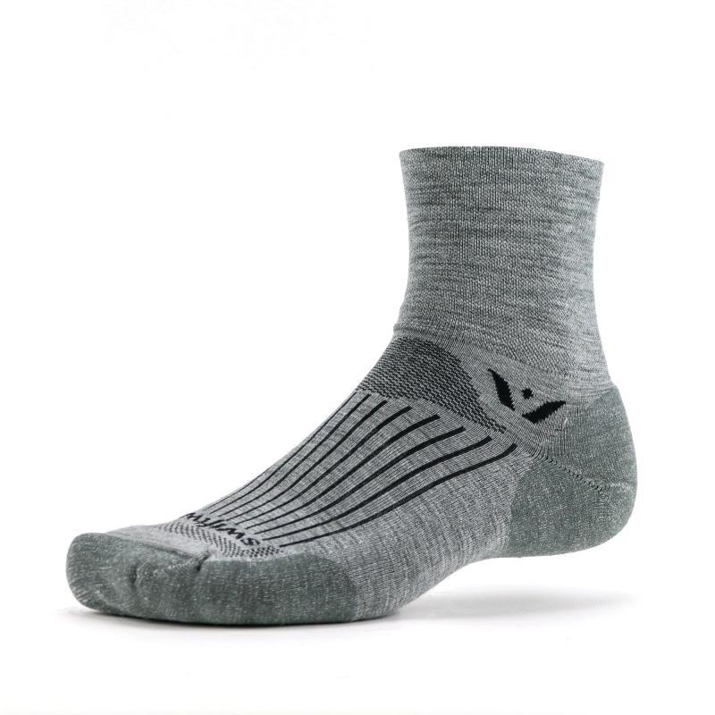 Swiftwick Pursuit Four - Quarter Socks Heather