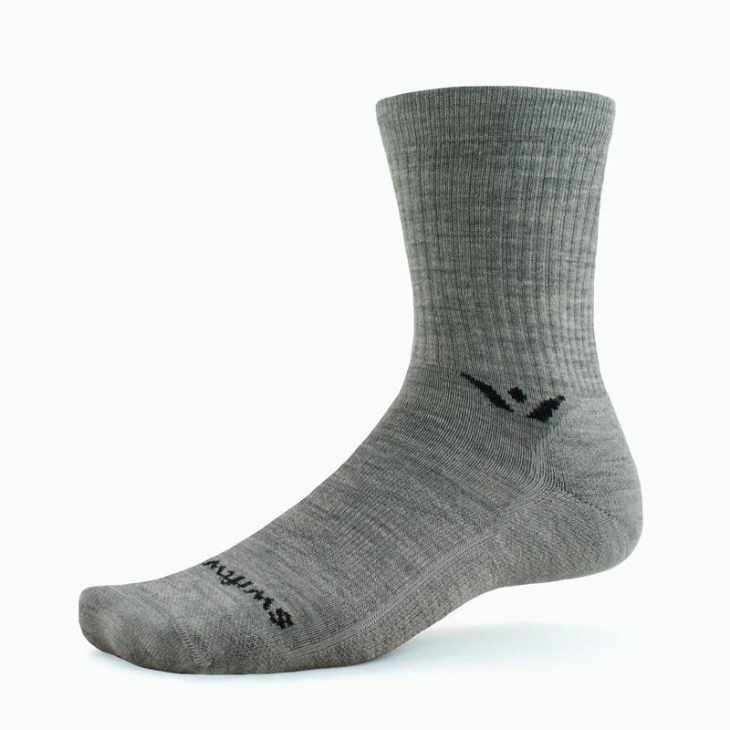 Swiftwick Pursuit Hike Medium Weight Six - Crew Socks Heather