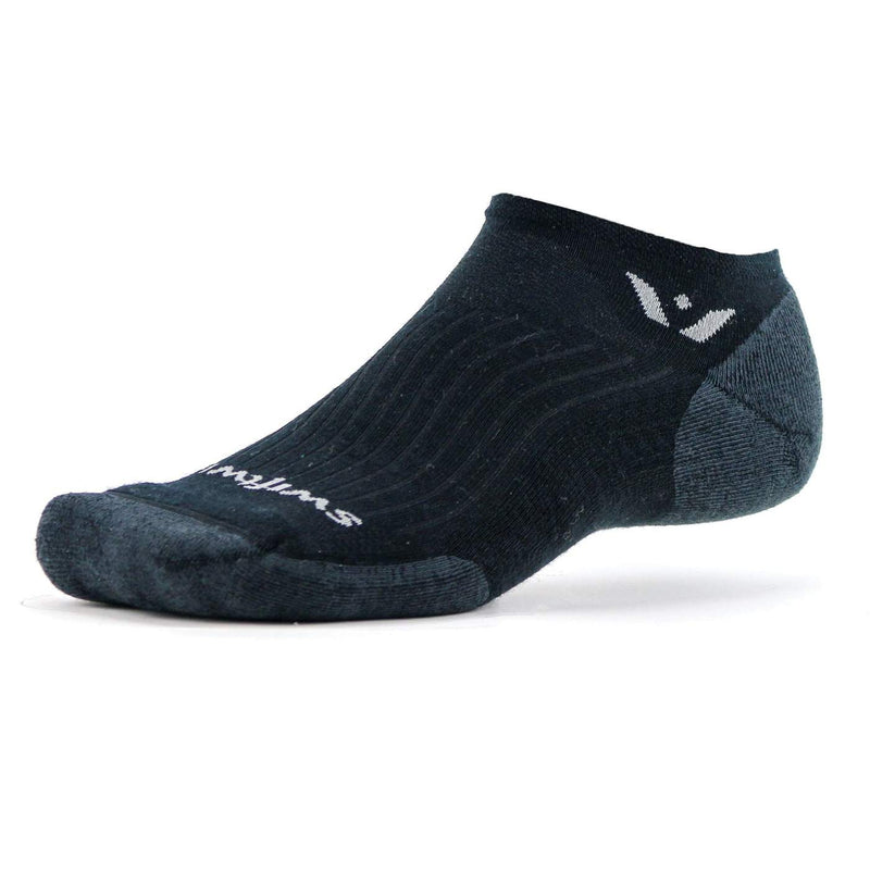 Swiftwick Pursuit Zero - No Show Socks Black