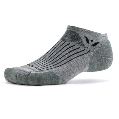 Swiftwick Pursuit Zero - No Show Socks Heather