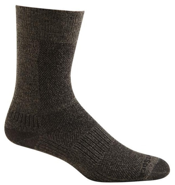 Wrightsock Coolmesh II - Crew Socks Khaki Twist