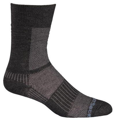 Wrightsock Coolmesh II - Crew Socks Black Marl