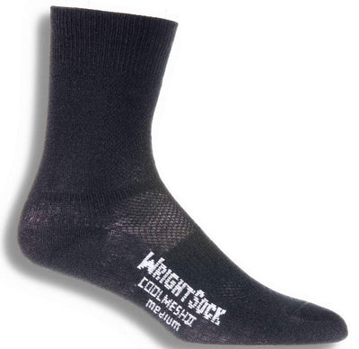 Wrightsock Coolmesh II - Crew Socks Black