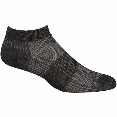 Wrightsock Coolmesh II - Lo Socks Black Marl