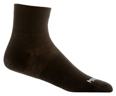 Wrightsock Coolmesh II - Quarter Socks Black