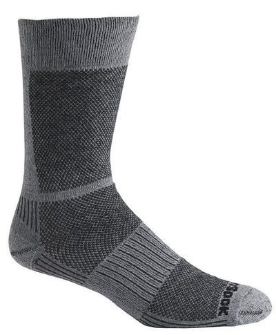 Wrightsock Light Hike Anti Blister System - Crew Socks Black/White