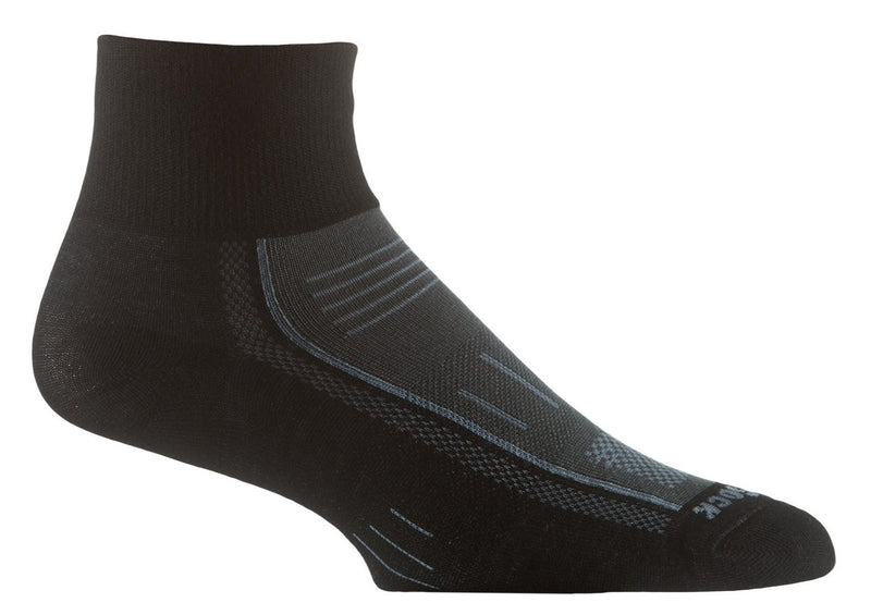 Wrightsock Endurance - Quarter Socks Black