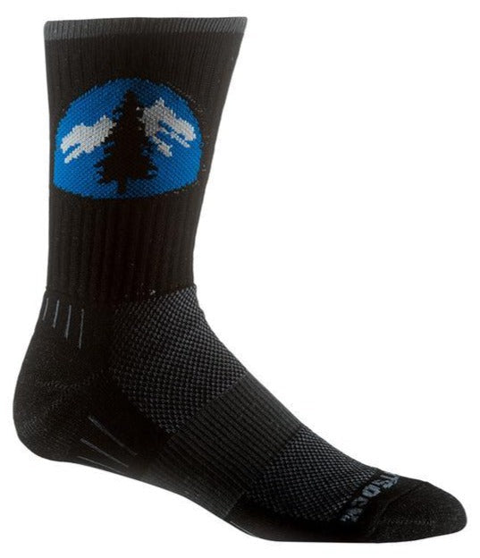 Wrightsock Escape - Crew Socks Black Pacific Crest