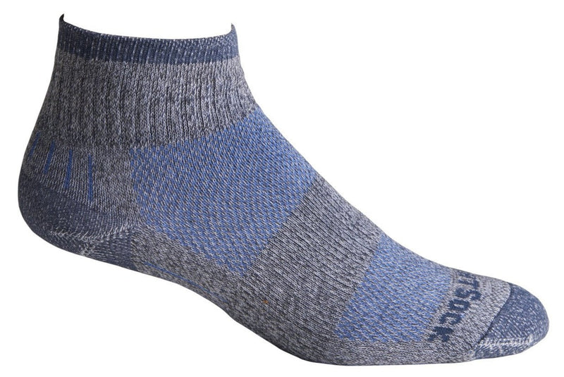 Wrightsock Escape - Quarter Socks Ash/Twist Blue