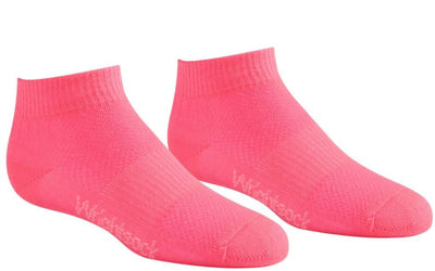 Wrightsock Kids Coolmesh II Lightweight Double Layer - Low Cut Socks Pink