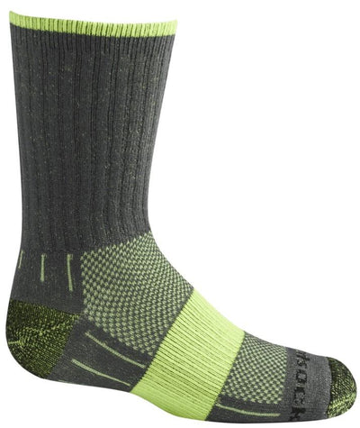 Wrightstock Kids Escape Anti Blister System - Crew Socks Ash/Yellow