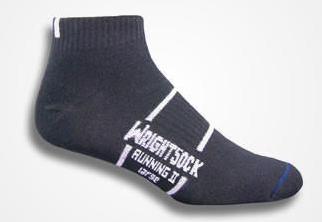 Wrightsock Running II - Quarter Socks Black