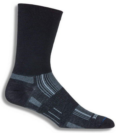 Wrightsock Stride - Crew Socks Black