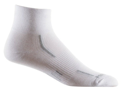 Wrightsock Stride - Quarter Socks White