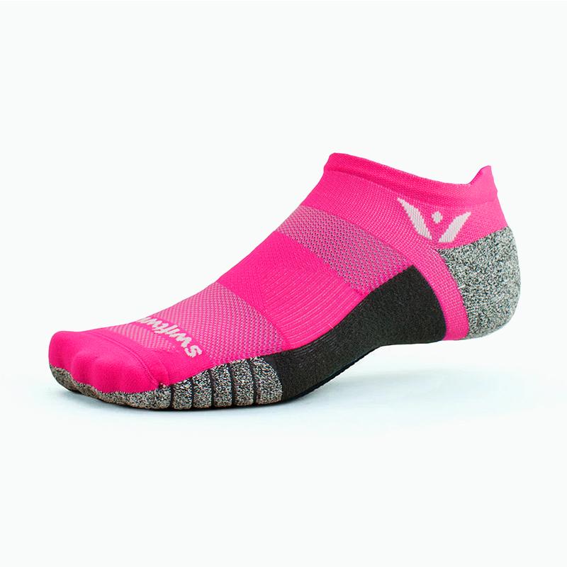 Swiftwick Flite XT Zero Tab - No Show Socks Punch