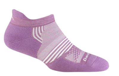 Darn Tough Women's Element Lightweight Athletic - No Show Tab Socks Violet