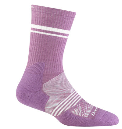 Darn Tough Women's Element Lightweight Athletic - Crew Socks Violet