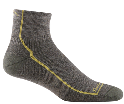 Darn Tough Men's Hiker Midweight - Quarter Socks Taupe