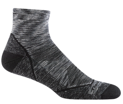 Darn Tough Men's Light Hiker Lightweight - Quarter Socks Space Gray