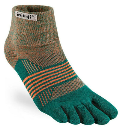 Injinji Trail Midweight Women's - Mini Crew Socks Tidepool