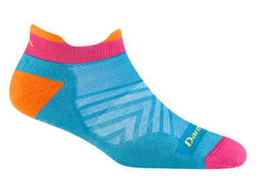 Darn Tough Women's Run Ultra-Lightweight - No Show Tab Socks Ocean