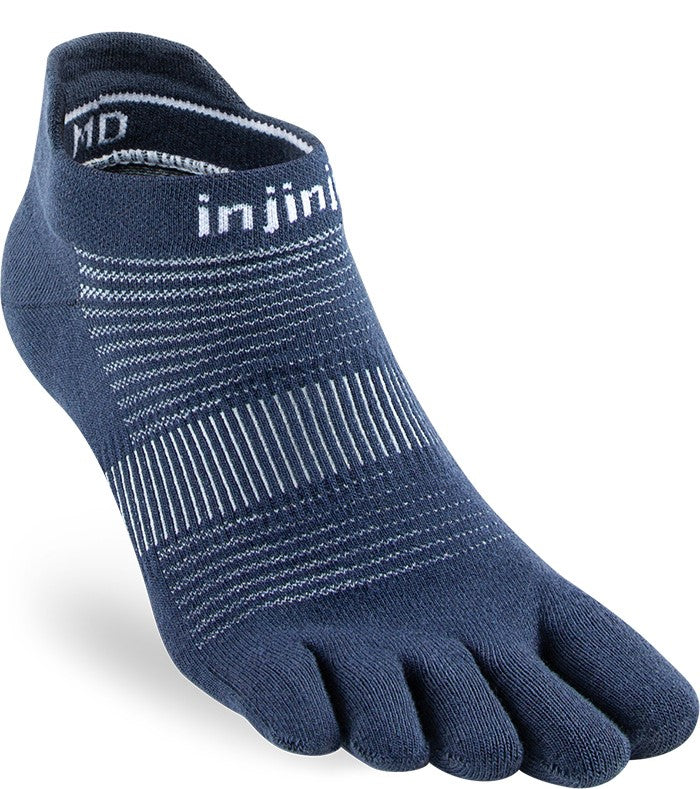 Injinji Run Original Weight - No Show Socks Navy