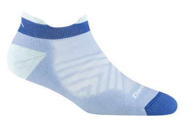 Darn Tough Women's Run Ultra-Lightweight - No Show Tab Socks Sky