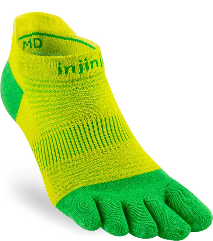 Injinji Run Lightweight No Show Running Toe Socks –