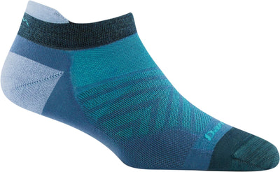 Darn Tough Women's Run Ultra-Lightweight - No Show Tab Socks Baltic